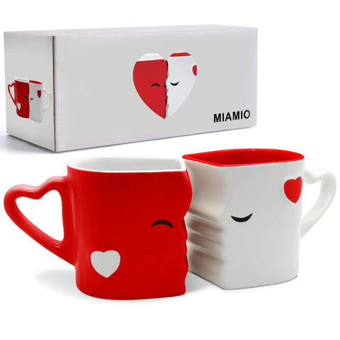 Skodelice za kavo, Kiss rdeča (2x300 ml)