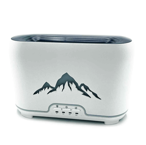 Difuzor vlažilec zraka Himalayas, USB-C, daljinec, učinek plamena