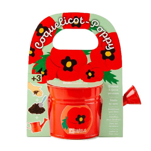 SET - Mini zalivalka s semeni maka, za otroke