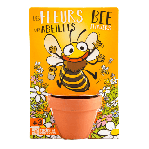 SET - Gojitveni lonec za sajenje čebeljih cvetlic
