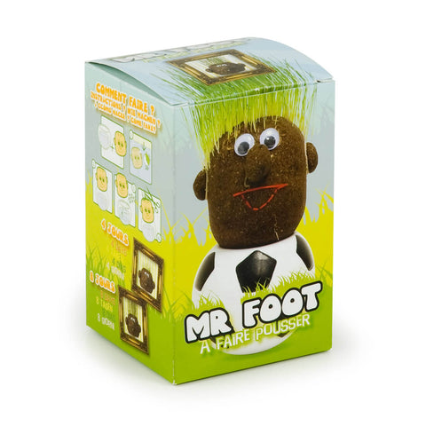 SET - Fantazijska travnata glava Mr. Foot, za otroke